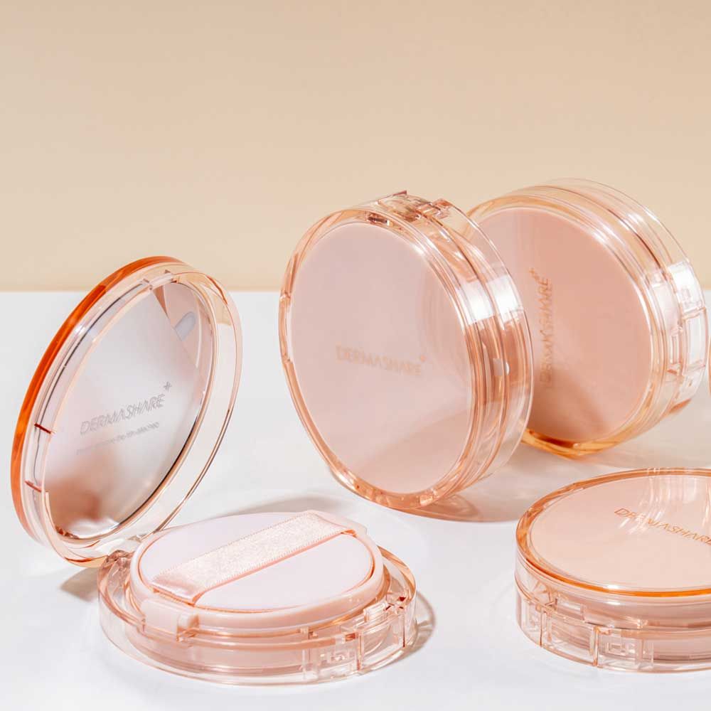DERMASHARE Vegan Long Lasting Air Fixing Cover Cushion 14g Semi-Matte Foundation _ Made in Korea
